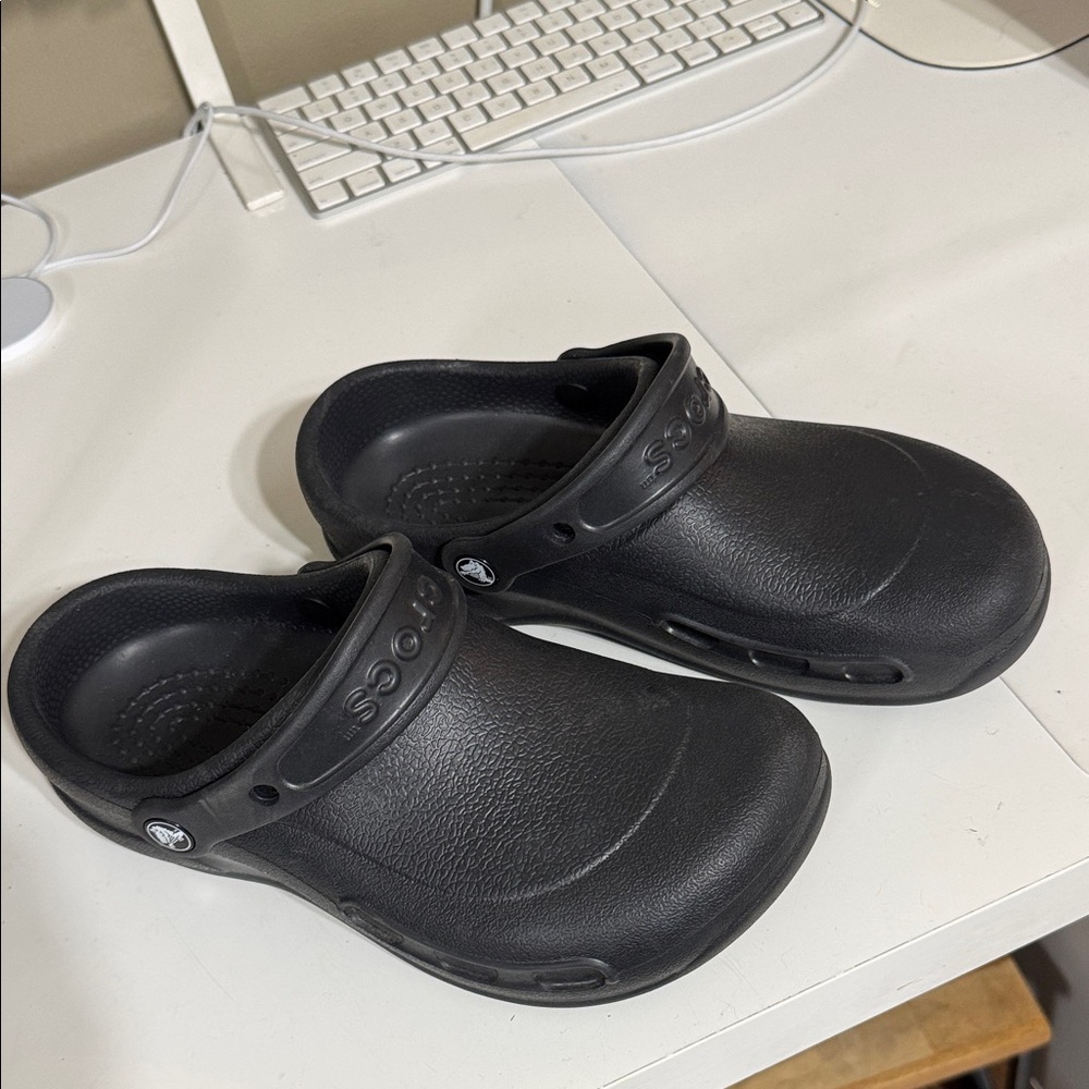 CROCS Black Slip-On Slippers